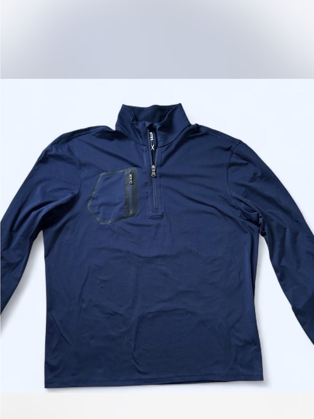 RLX Ralph Lauren Navy Half-Zip Athletic Pullover